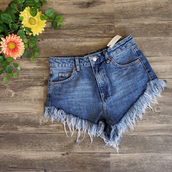 Topshop Pants - NWT | Topshop Moto Kiri High Waist Festival Shorts